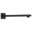 Wall-Mounted Shower Arm Square Matte Black | IMEX - Bathroom Product