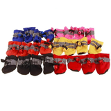 Zapatos Impermeables para Mascotas Botas de Lluvia Antideslizantes 4 unidades