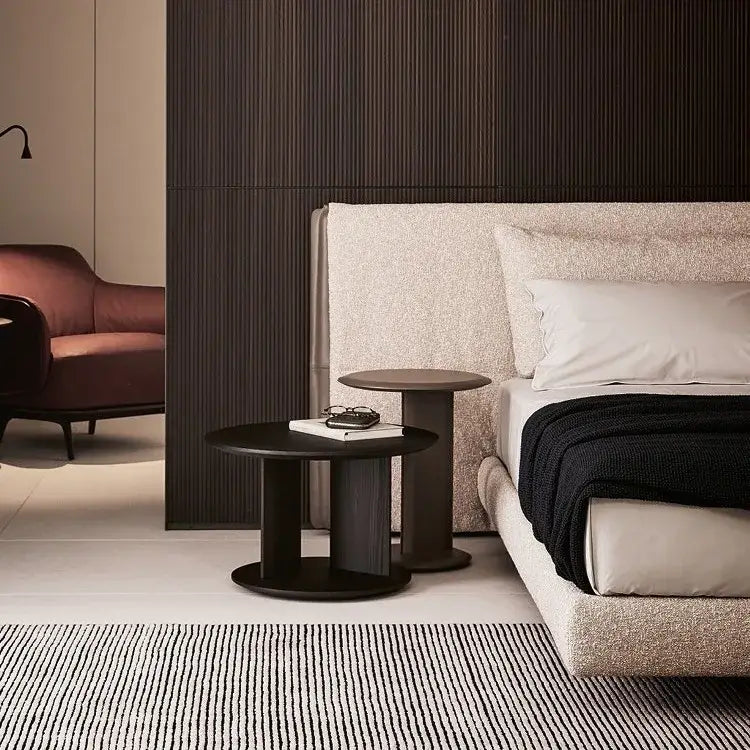 Wide Screen Minimalist Double High End Flat Bed Frame - Bedroom