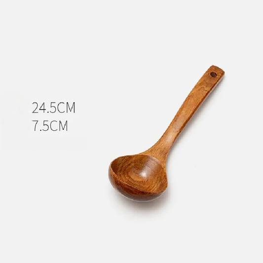 Utensilios de cocina de madera para el hogar Cucharas y palas