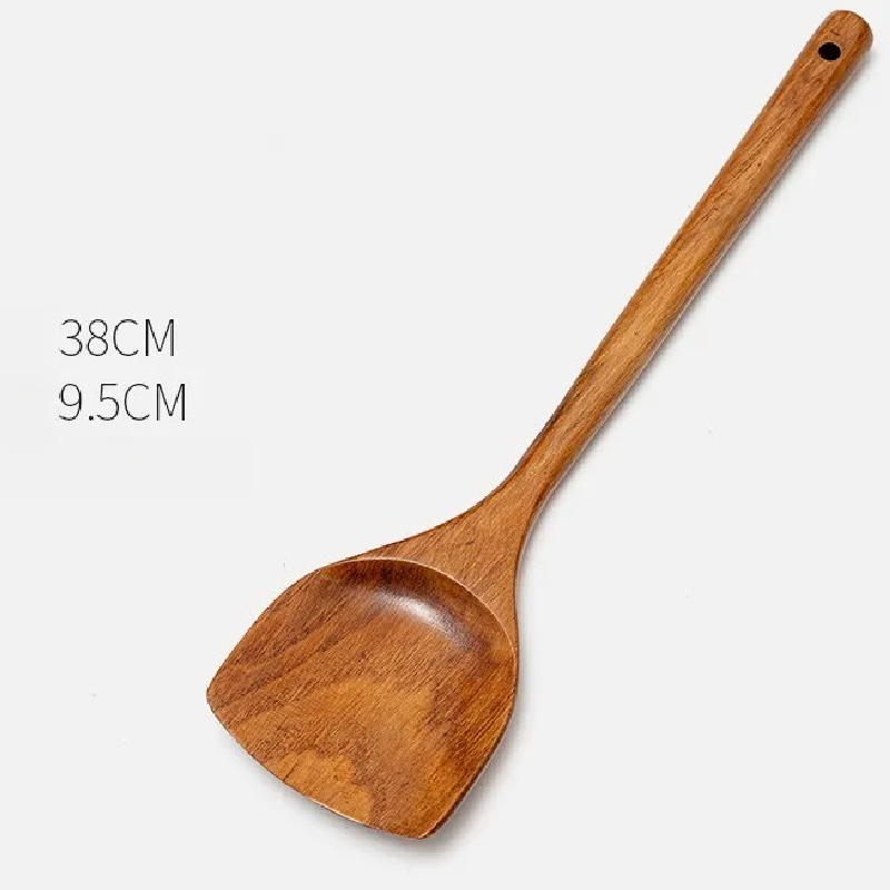 Utensilios de cocina de madera para el hogar Cucharas y palas