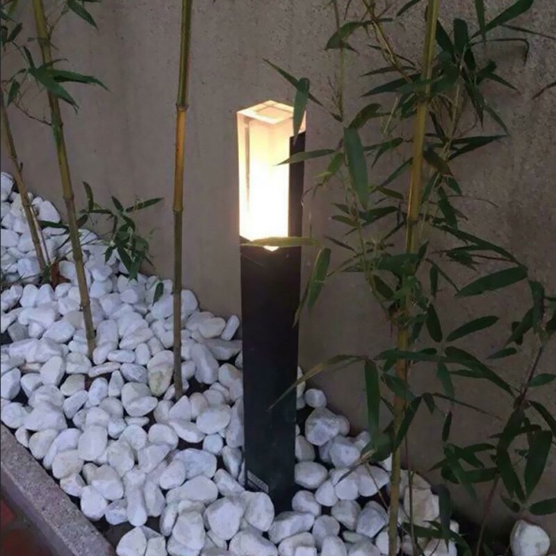 Luz de césped de pilar de aluminio impermeable al aire libre
