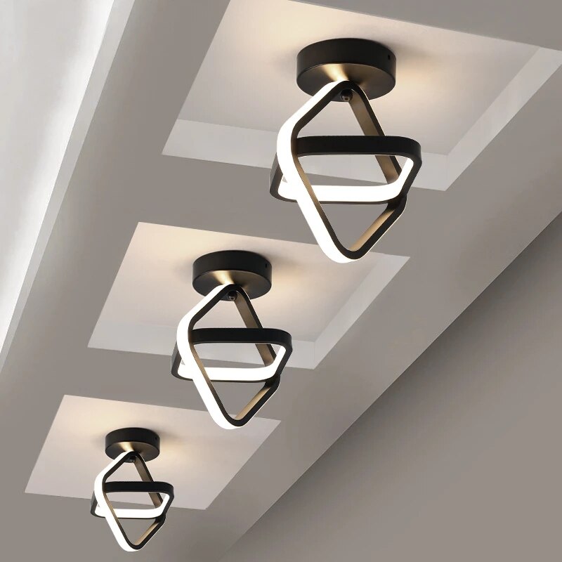 Lámpara LED de control remoto moderna