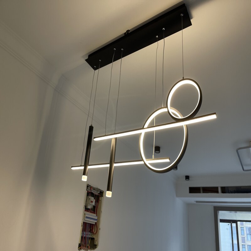 Lámparas colgantes LED nórdicas de araña minimalista moderna
