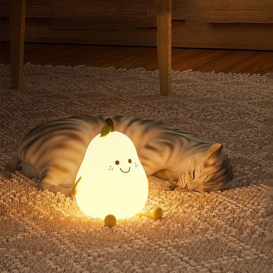 Lámpara LED de noche con forma de pera