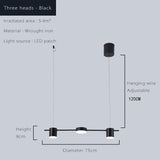 Lámpara colgante de araña de techo LED moderna