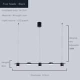 Lámpara colgante de araña de techo LED moderna
